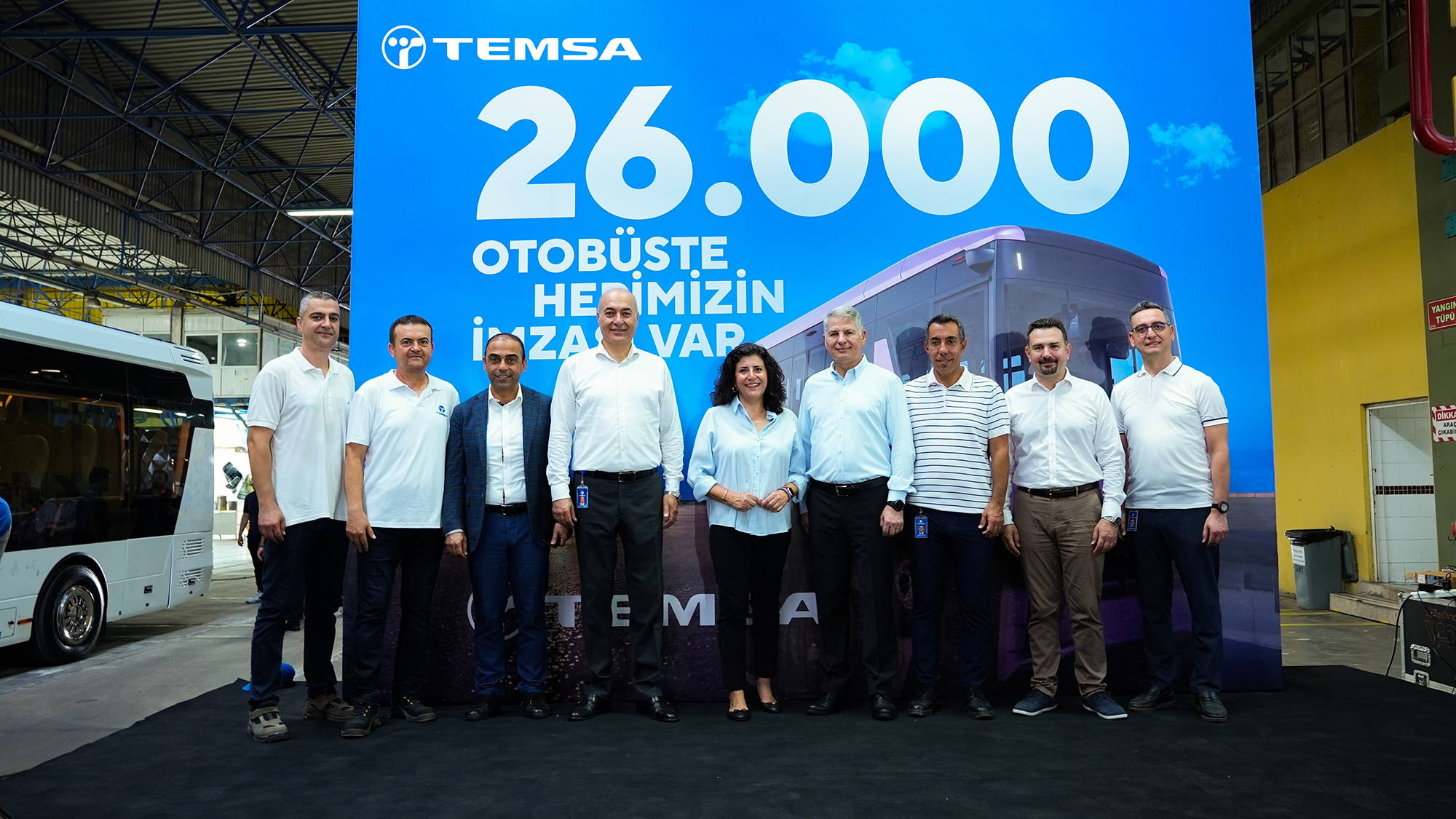 Türkiye’den Dünya Yollarına: TEMSA’nın 26 Bininci Otobüsü Avenue Neo Banttan İndi