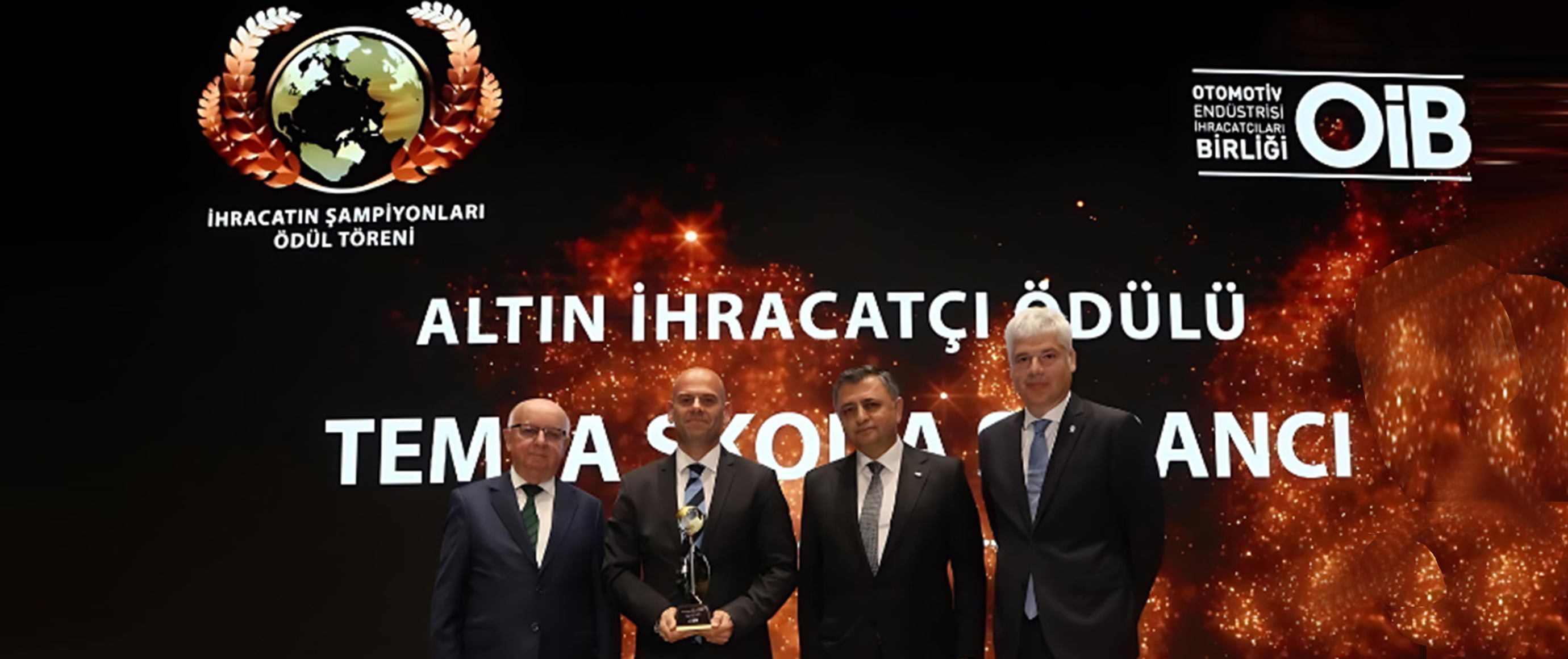Otomotivin Şampiyonlarından  Temsa’ya ‘Altın İhracatçı’ Ödülü!